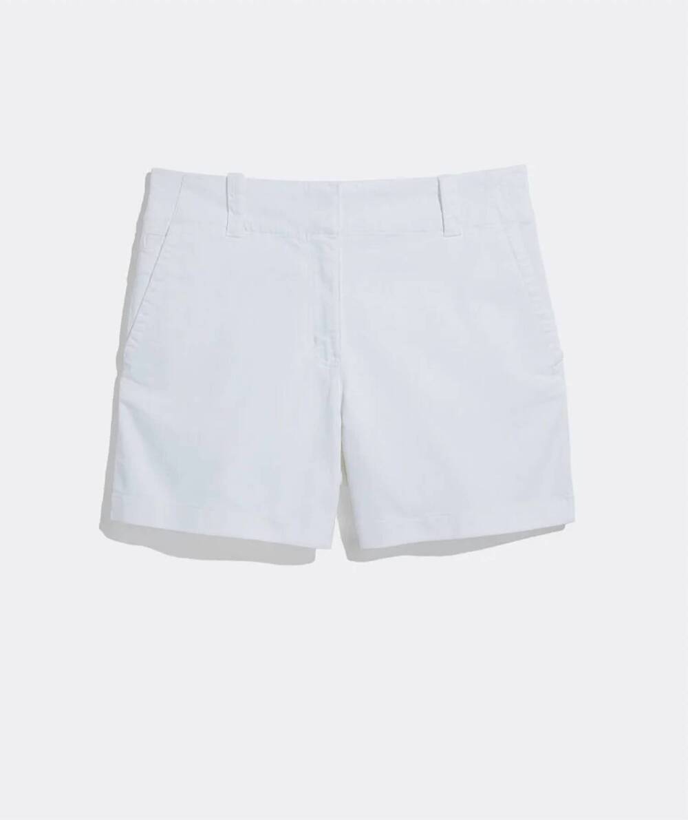 NEW VINEYARD VINES women's herringbone every day shorts in white cap